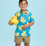 Toddler Boy's Duckin' Around Golf Polo