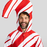 Men's Candy Cane Jumpsuit
