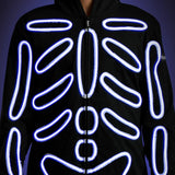 Matching Neon LED Skeleton Couples Costumes