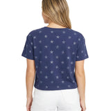 Women's Sparkler USA Patch Cropped Tee