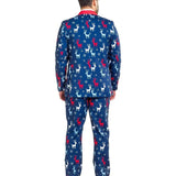 Men's Reindeer Gains Blazer w/ Tie