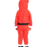 Toddler Boy's Santa Jumpsuit With Fur