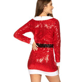 Women's Santa Sequin Dress