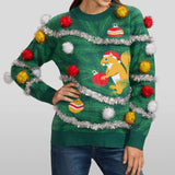 Women's Squirrelin' Around Ugly Christmas Sweater