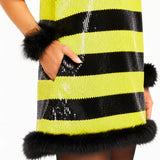 Sequined Bee Costume Dress