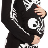 Pregnant Skeleton Maternity Costume Dress