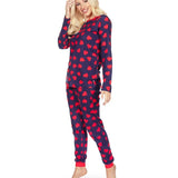 Women's Hearts on Fire Pajama Set