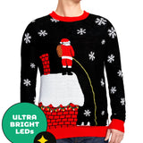 Men's Leaky Roof Light Up Ugly Christmas Sweater
