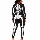 Skeleton Plus Size Bodysuit Costume