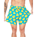 Rubber Ducky Stretch Swim Trunks - 7.5" Inseam