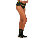 Women's Christmas Lights Underwear & Socks Gift Set