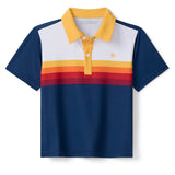 Toddler Boy's Slice of Sunset Golf Polo