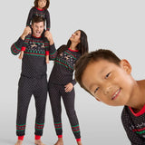 Women's Fair Isle Rudolph Crew Neck Pajama Set