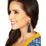 Blue Hanukkah Earrings