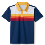 Boy's Slice of Sunset Golf Polo