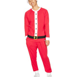 Men's Santa Claus Crew Neck Pajama Set