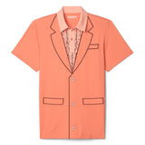 Men's Dumb Orange Tuxedo Golf Polo