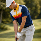 Men's Slice of Sunset Golf Polo