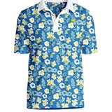 Men's Blue Botanics Polo Shirt