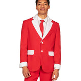 Men's Furry Santa Blazer with Tie