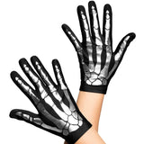 Silver Skeleton Gloves