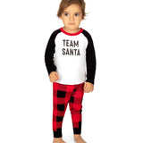 Toddler Boy's Team Santa Crew Neck Pajama Set