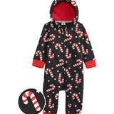 Toddler Boy's Candy Cane Lane Jumpsuit