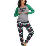 Women's Tinsel Tits Crew Neck Pajama Set
