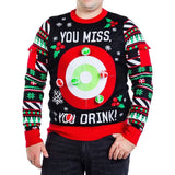 Men's Drinking Game Big and Tall Ugly Christmas Sweater