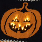 Women's Pumpkin Light Up Halloween Sweater