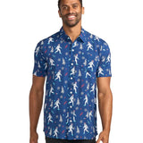 Men's Yuletide Yeti Button Down Shirt