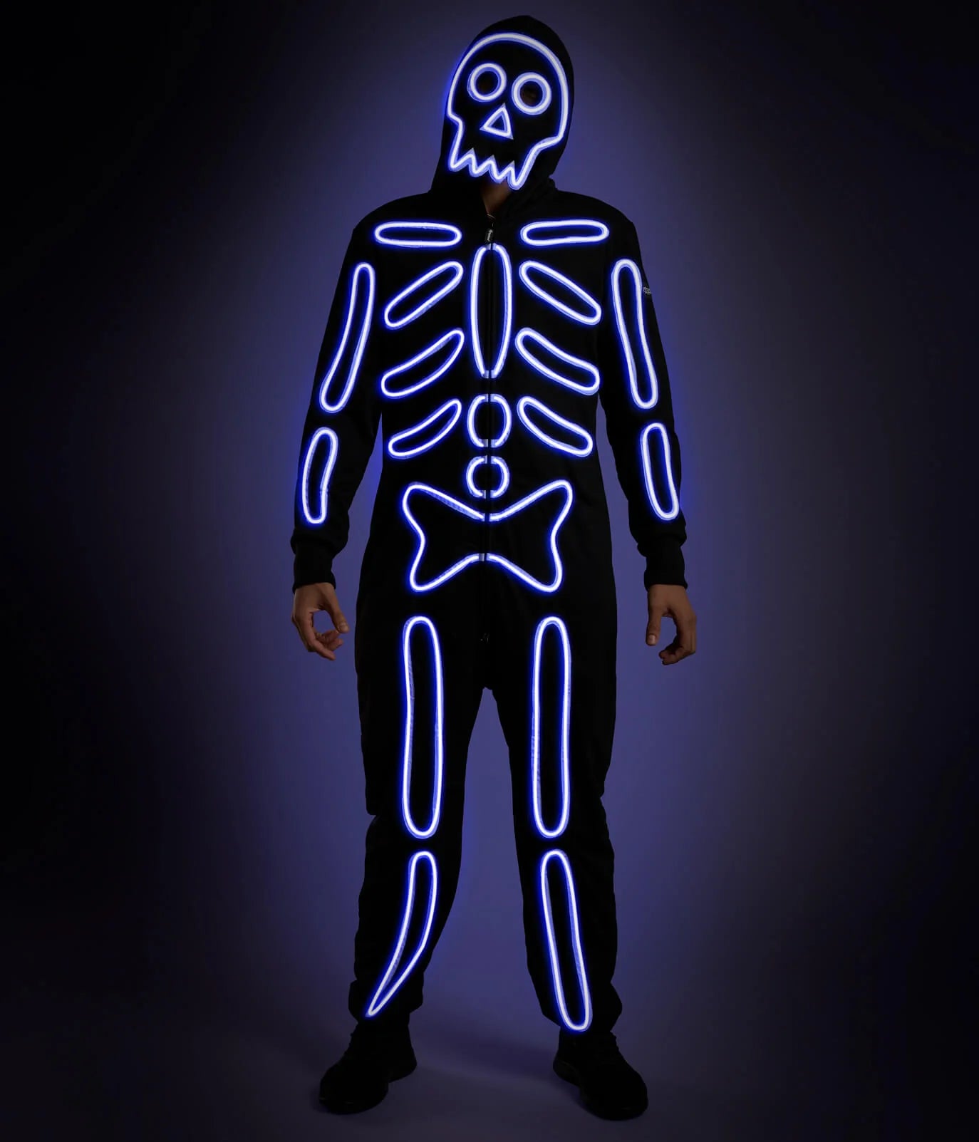 Matching Neon LED Skeleton Family Costumes