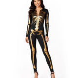 Gold Skeleton Bodysuit Costume