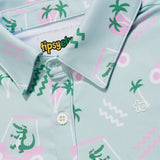 Toddler Girl's Golf Cart Gator Golf Polo
