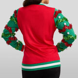 Women's Deck the Halls Game Ugly Christmas Sweater