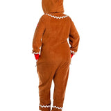 Women's Gingerbread Man Plus Size Jumpsuit