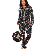Women's Seasonal Sweets Lapel Pajama Set