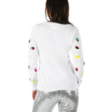 Women's Sequin Lights Ugly Christmas Sweater
