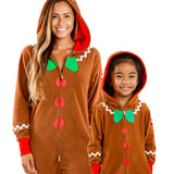 Mommy & Me Gingerbread Man Christmas Jumpsuits