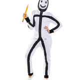 Women's Stick Figure Costume