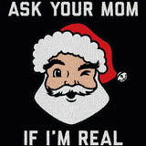 Men's Ask Your Mom Big and Tall Ugly Christmas Sweater