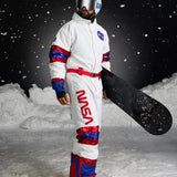 Men's Space Racer Snow Suit and Helmet Cover