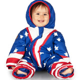 Baby Girl's Americana Snow Suit