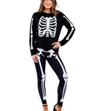 Women's Long Sleeve Skeleton Shirt