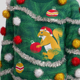 Women's Squirrelin' Around Ugly Christmas Sweater