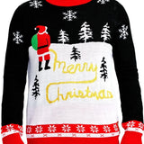 Men's Yellow Snow Light Up Ugly Christmas Sweater