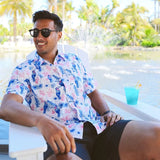 Men's Toucan Tango White Hawaiian Shirt
