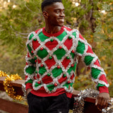 Men's Tacky Tinsel Ugly Christmas Sweater
