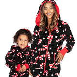 Mommy & Me Candy Cane Lane Christmas Jumpsuits