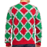 Men's Tacky Tinsel Ugly Christmas Sweater